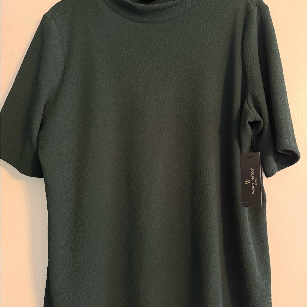 Women’s Green Textured Shirt